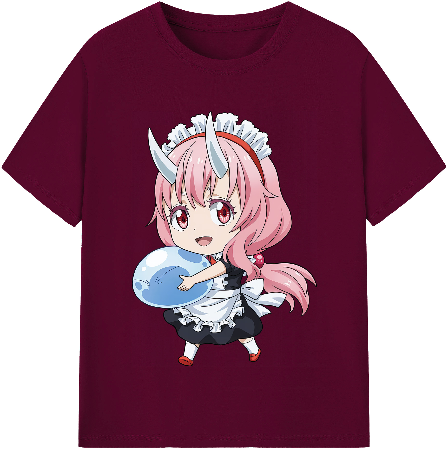 （画像用） 転スラ Regarding Reincarnated to Slime レディースカジュアルプリントTシャツ（綿100％）